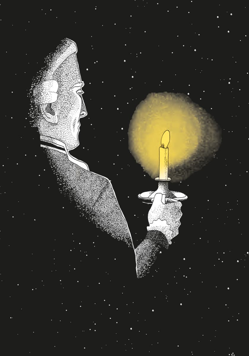 Graphic aus Grahic Novel Lampe und sein Meister - Immanuel Kant